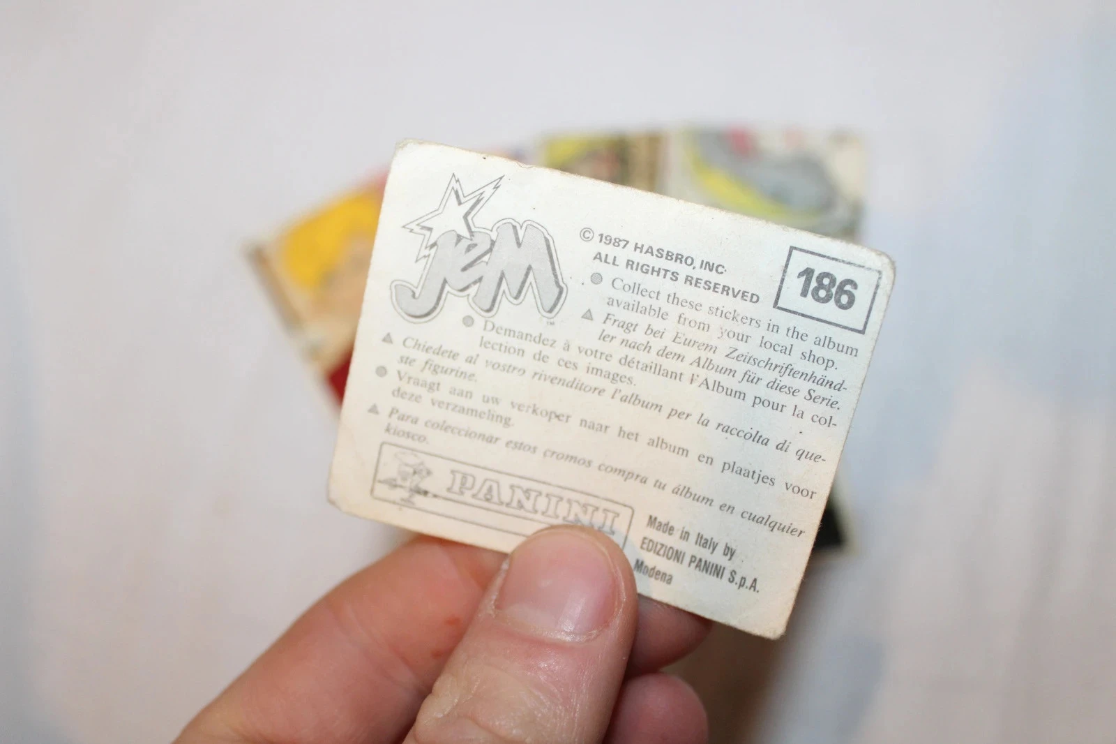 Lot x6 Stickers JEM 1987 – photo 2